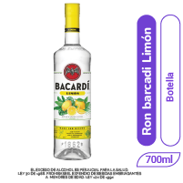 Ron Bacardi Limón 700 ml x 1 und