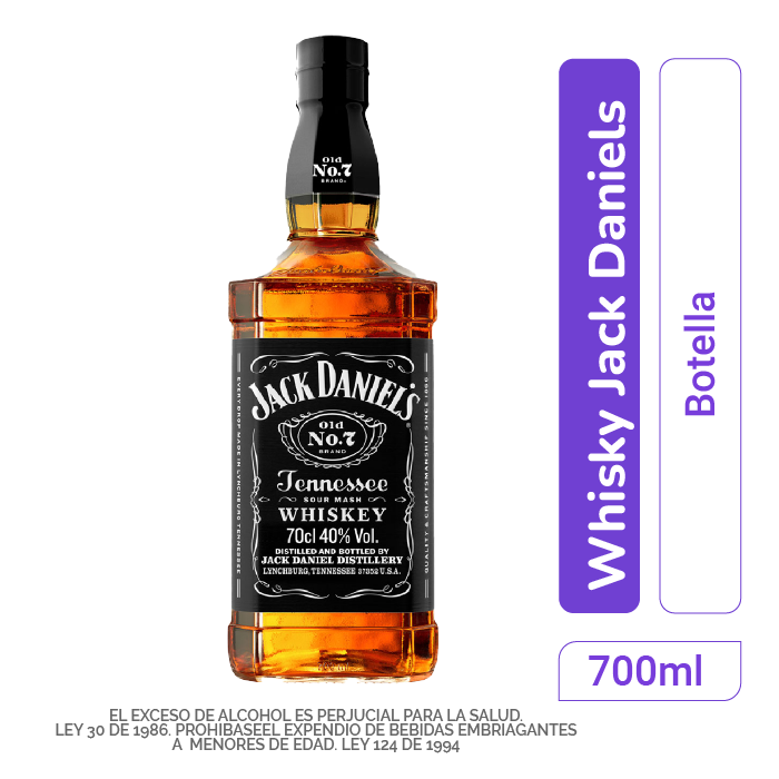 Whisky Jack Daniel's 700 ml x 1 und