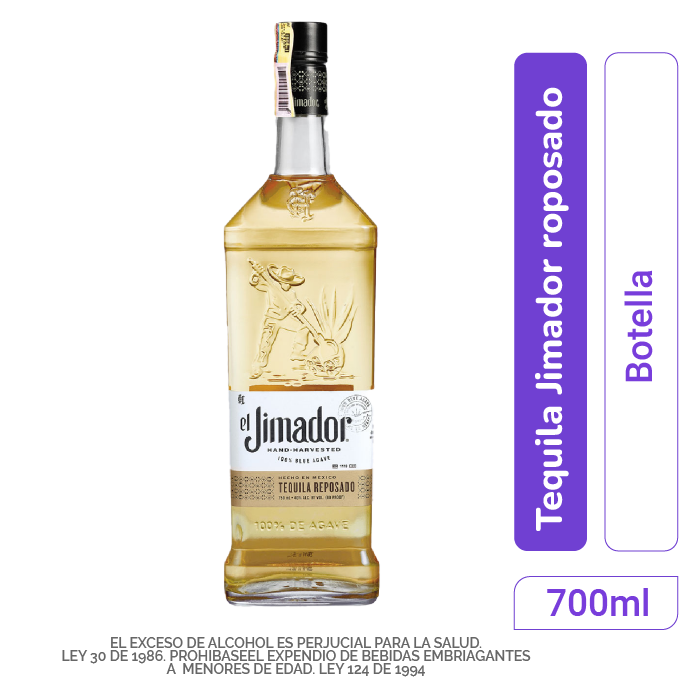 Tequila Jimador Reposado 700 ml x 1 und