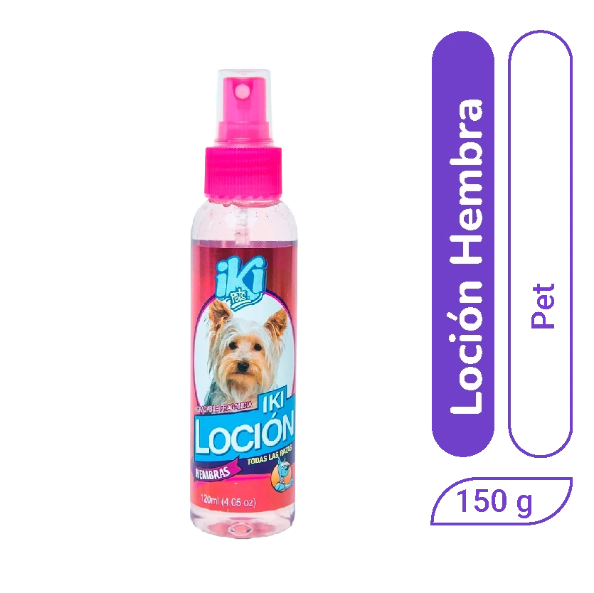 Loción IkiPets Perro Hembra 120 ml x 1 und