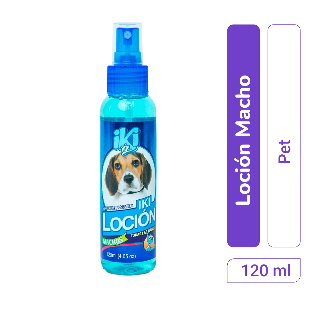 Loción IkiPets Perro Macho 120 ml x 1 und