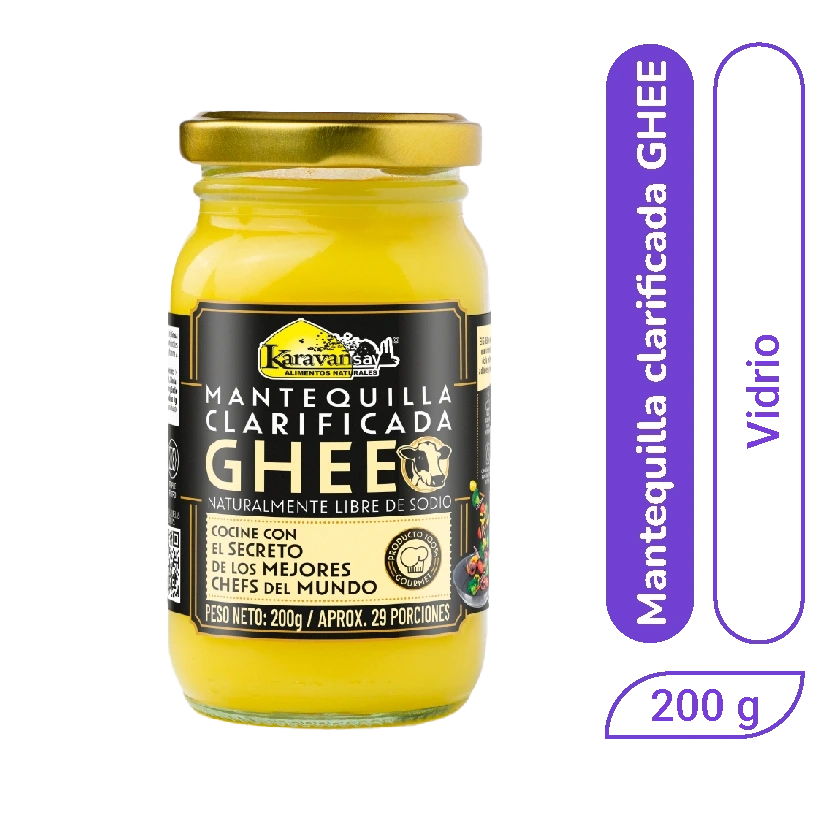 Mantequilla Clarificada Ghee Karavansay 200 gr x 1 und