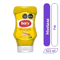 Salsa Mostaza Bary Squeeze 425 gr x 1 und