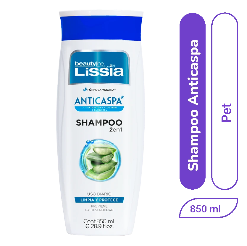 Shampoo Lissia Anti Caspa 850 ml