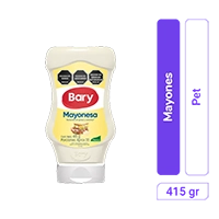 Salsa Mayonesa Bary Squeeze 415 gr x 1 und